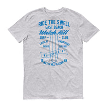 Load image into Gallery viewer, Watchill&#39;n &#39;Ride the Swell&#39; - Short-Sleeve Unisex T-Shirt (Blue) - Watchill&#39;n