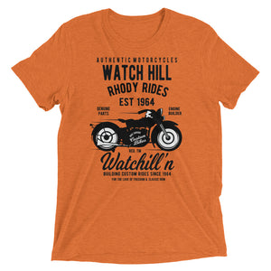 Watchill’n ‘Rhody Rides’ Unisex Short sleeve t-shirt (Black) - Watchill'n