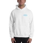 Watch Hill Surf Co. 'Parallel Boards' Unisex Hoodie - (Blue) - Watch Hill RI t-shirts with vintage surfing and motorcycle designs.