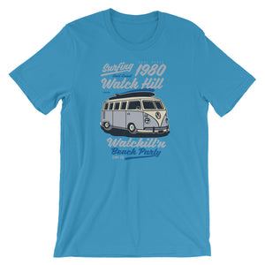 Watchill'n 'Beach Party' - Short-Sleeve Unisex T-Shirt (Lavender) - Watchill'n
