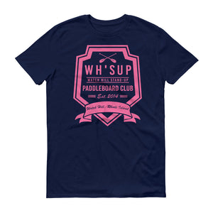Watchill'n 'Paddle Board Club #2' - Short-Sleeve Unisex T-Shirt (Pink) - Watchill'n