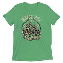 Load image into Gallery viewer, Watchill’n ‘Riders Club 2’ Unisex Short sleeve t-shirt (Creme/Dk Grey) - Watchill&#39;n