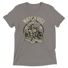 Load image into Gallery viewer, Watchill’n ‘Riders Club 2’ Unisex Short sleeve t-shirt (Creme/Dk Grey) - Watchill&#39;n