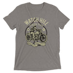 Watchill’n ‘Riders Club 2’ Unisex Short sleeve t-shirt (Creme/Dk Grey) - Watchill'n