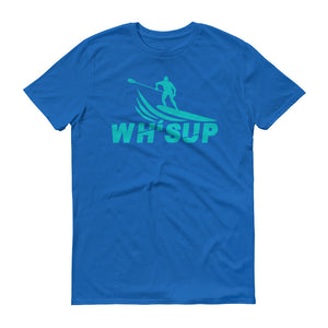 Watchill'n 'WH-SUP Paddle Boarding' - Short-Sleeve Unisex T-Shirt (Turquoise) - Watchill'n