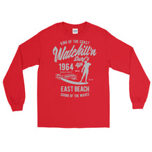 Load image into Gallery viewer, Watchill&#39;n &#39;Surf&#39;s Up&#39; - Long-Sleeve T-Shirt (Grey) - Watchill&#39;n