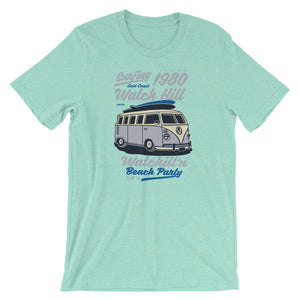 Watchill'n 'Beach Party' - Short-Sleeve Unisex T-Shirt (Lavender) - Watchill'n