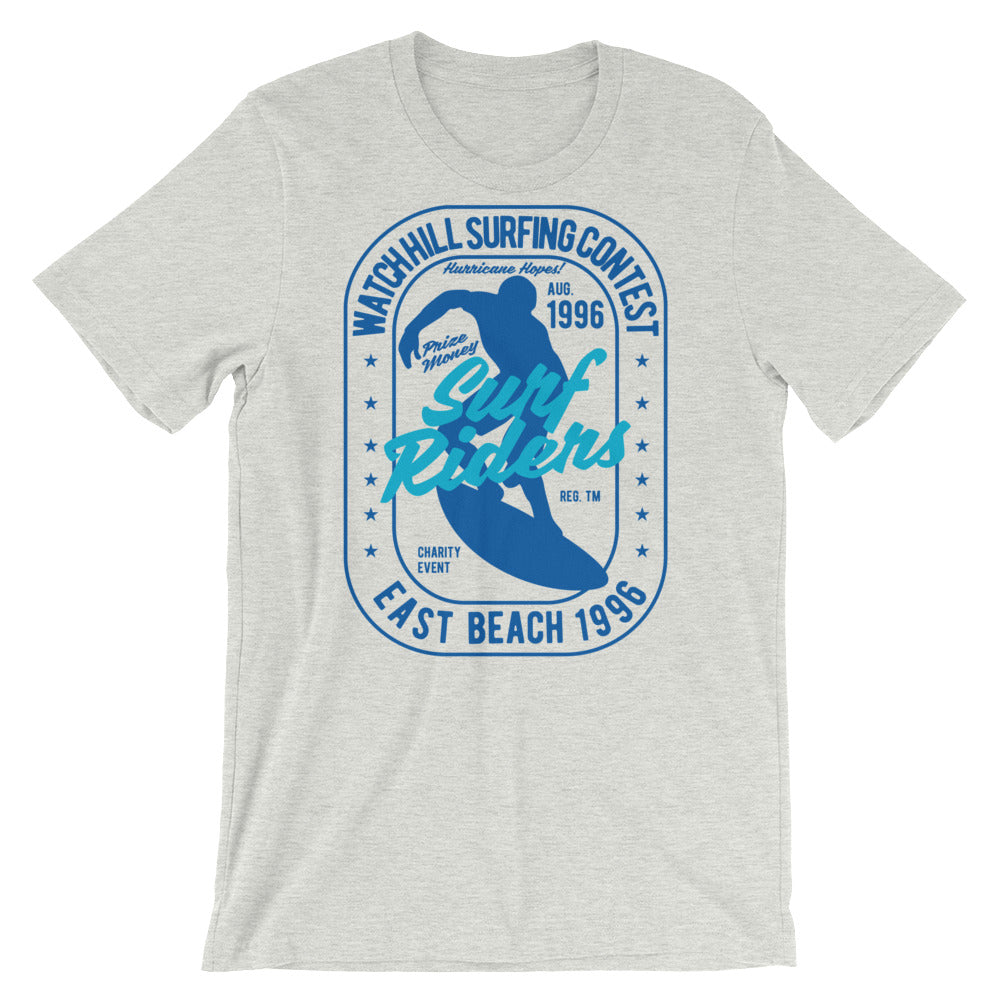 Watchill'n 'Surf Rider' - Short-Sleeve Unisex T-Shirt (Navy) - Watchill'n