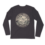 Watchill’n ‘Riders Club’ Premium Long Sleeve Fitted Crew (Tan) - Watchill'n