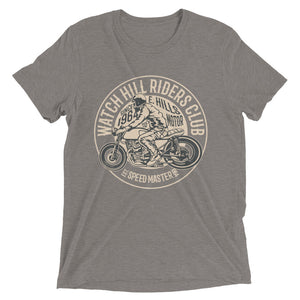 Watchill’n ‘Riders Club’ Unisex Short sleeve t-shirt (Tan) - Watchill'n