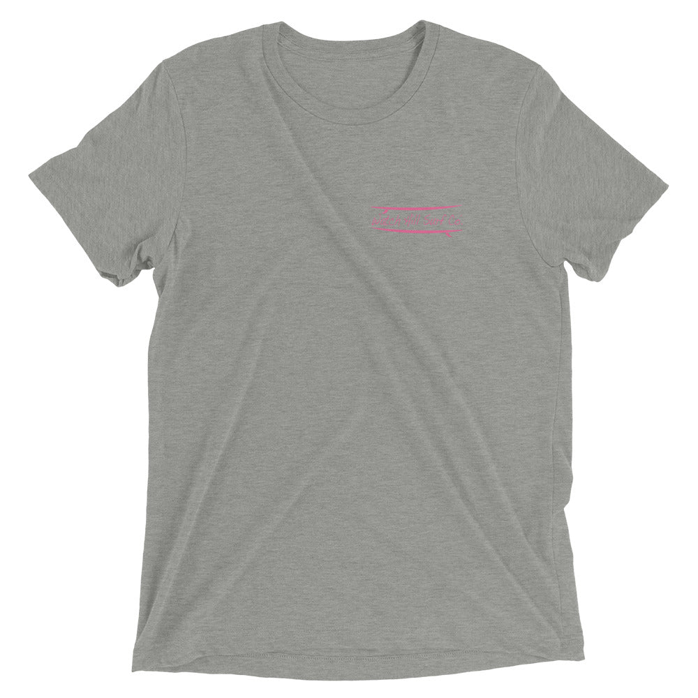 Watch Hill Surf Co. 'Parallel Boards' Unisex Short sleeve t-shirt (Pink) - Watch Hill RI t-shirts with vintage surfing and motorcycle designs.