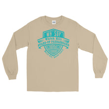 Load image into Gallery viewer, Watchill&#39;n &#39;Paddle Board Club&#39; - Long-Sleeve T-Shirt (Turquoise) - Watchill&#39;n