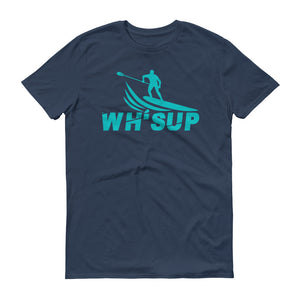 Watchill'n 'WH-SUP Paddle Boarding' - Short-Sleeve Unisex T-Shirt (Turquoise) - Watchill'n