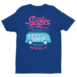 Watchill'n 'Team Surfer' Short Sleeve T-shirt (Pink) - Watchill'n