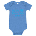 Watch Hill 'Club Champion' - Baby Jersey Short Sleeve One Piece (Cyan) - Watch Hill RI t-shirts with vintage surfing and motorcycle designs.
