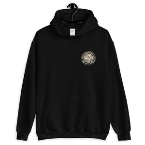 Watchill’n ‘Riders Club’ Unisex Hoodie - Watch Hill RI t-shirts with vintage surfing and motorcycle designs.