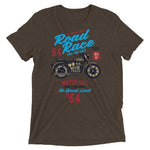 Watchill’n ‘Road Race’ Unisex Short sleeve t-shirt (Blue/Red) - Watchill'n