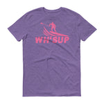 Watchill'n 'WH-SUP Paddle Boarding' - Short-Sleeve Unisex T-Shirt (Pink) - Watchill'n