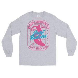 Watchill'n 'Surf Rider' - Long-Sleeve T-Shirt (Pink) - Watchill'n