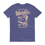 Watchill'n 'Surf's Up' - Short-Sleeve Unisex T-Shirt (Khaki) - Watchill'n