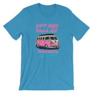 Watchill'n 'Beach Party' - Short-Sleeve Unisex T-Shirt (Pink) - Watchill'n