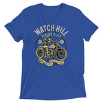 Watchill’n ‘Riders Club 2’ Unisex Short sleeve t-shirt (Creme/Dk Grey) - Watchill'n