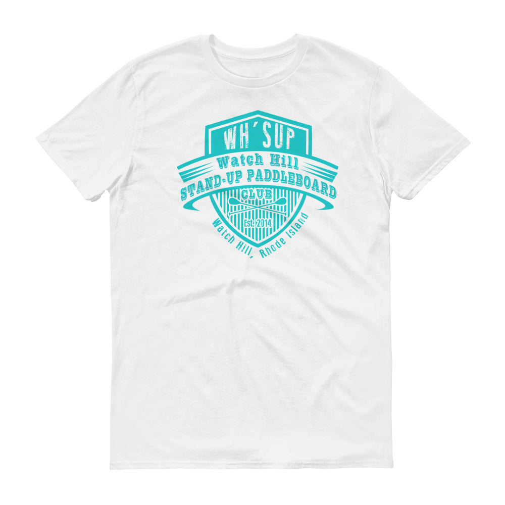 Watchill'n 'Paddle Board Club' - Short-Sleeve Unisex T-Shirt (Turqoise) - Watchill'n