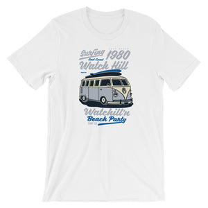 Watchill'n 'Beach Party' - Short-Sleeve Unisex T-Shirt (Lavender) - Watchill'n