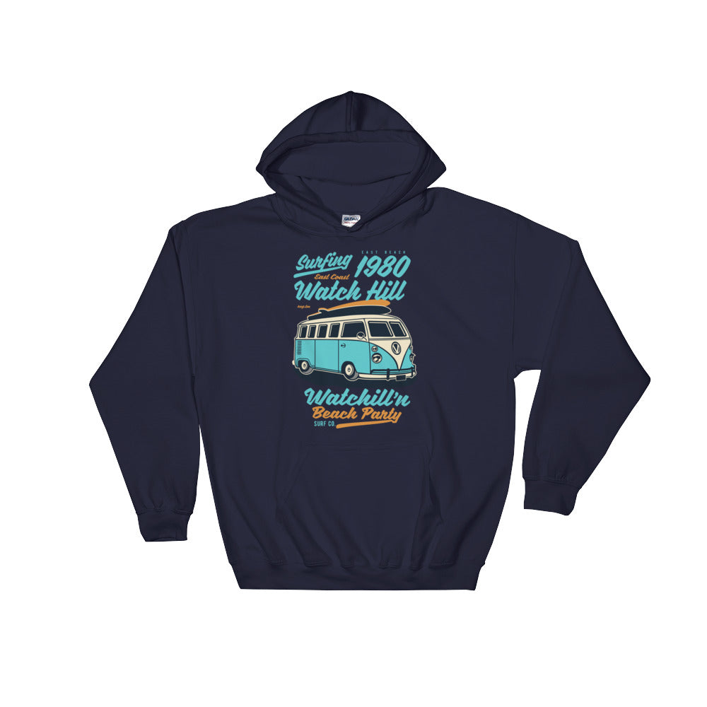 Watchill'n 'Beach Party' - Hoodie (Turquoise) - Watchill'n