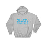 Watchill'n 'Coordinates' Logo - Hoodie (Cyan) - Watchill'n