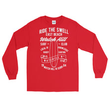 Load image into Gallery viewer, Watchill&#39;n &#39;Ride the Swell&#39; - Long-Sleeve T-Shirt (White) - Watchill&#39;n