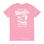 Watchill'n 'Surf's Up' - Short-Sleeve Unisex T-Shirt (White) - Watchill'n