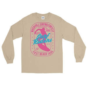 Watchill'n 'Surf Rider' - Long-Sleeve T-Shirt (Pink) - Watchill'n