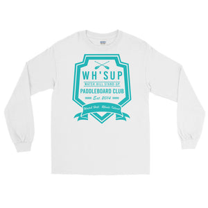 Watchill'n 'Paddle Board Club #2' - Long-Sleeve T-Shirt (Turquoise) - Watchill'n