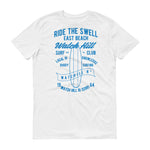 Watchill'n 'Ride the Swell' - Short-Sleeve Unisex T-Shirt (Blue) - Watchill'n