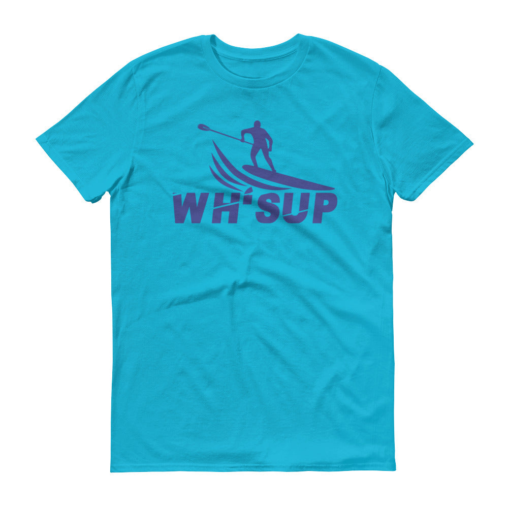 Watchill'n 'WH-SUP Paddle Boarding' - Short-Sleeve Unisex T-Shirt (Navy) - Watchill'n