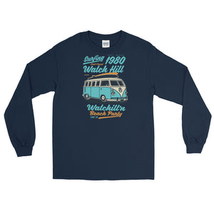 Watchill'n 'Beach Party' - Long-Sleeve T-Shirt (Turquoise) - Watchill'n