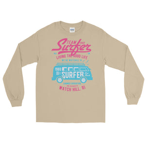 Watchill'n 'Team Surfer' - Long-Sleeve T-Shirt (Pink) - Watchill'n