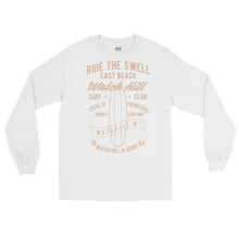 Load image into Gallery viewer, Watchill&#39;n &#39;Ride the Swell&#39; - Long-Sleeve T-Shirt (Khaki) - Watchill&#39;n