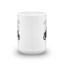 Load image into Gallery viewer, Watchill&#39;n &#39;Cafe Racer&#39; Ceramic Mug - (Grey/Black) - Watch Hill RI t-shirts with vintage surfing and motorcycle designs.