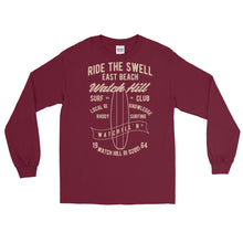 Load image into Gallery viewer, Watchill&#39;n &#39;Ride the Swell&#39; - Long-Sleeve T-Shirt (Khaki) - Watchill&#39;n