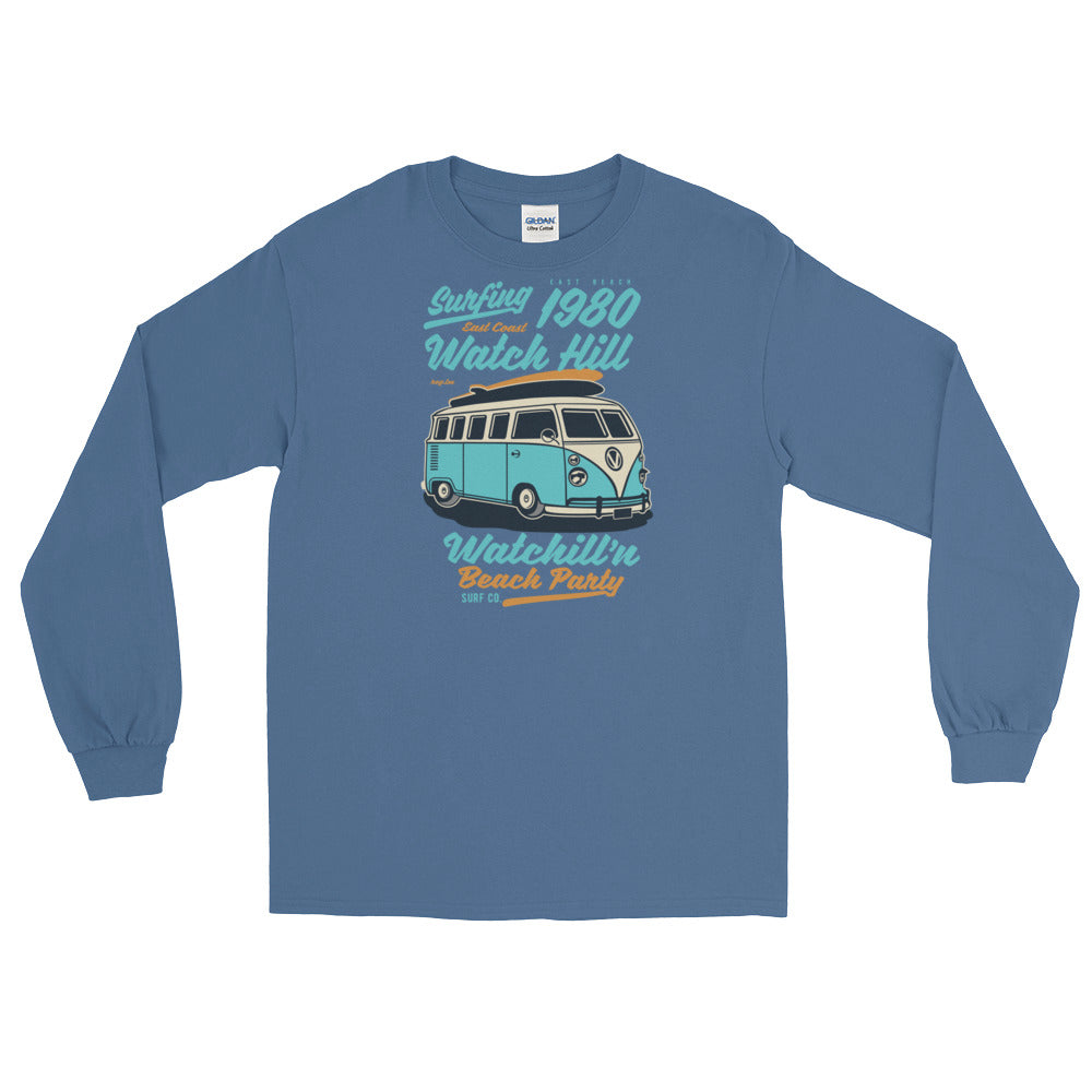 Watchill'n 'Beach Party' - Long-Sleeve T-Shirt (Turquoise) - Watchill'n