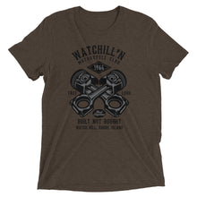 Load image into Gallery viewer, Watchill’n ‘Built Not Bought’ Unisex Short sleeve t-shirt (Black/Grey) - Watchill&#39;n