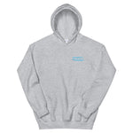 Watch Hill Surf Co. 'Parallel Boards' Unisex Hoodie - (Blue) - Watch Hill RI t-shirts with vintage surfing and motorcycle designs.