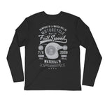 Watchill’n ‘Full Speed’ Premium Long Sleeve Fitted Crew (Grey) - Watchill'n
