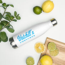 Load image into Gallery viewer, Watchill&#39;n® &#39;Coordinates&#39; Stainless Steel Water Bottle